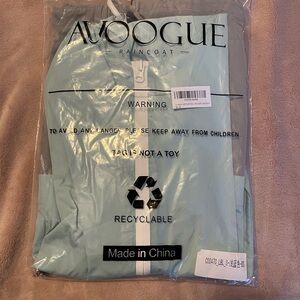 Women's Light Blue Raincoat